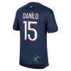 Officiële Voetbalshirt Paris Saint-Germain Danilo 15 Thuis 2023-24 - Heren